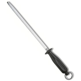 VICTORINOX ACCIAINO PROFESSIONALE TONDO CON MAMICO IN NERO CM. 25 7.8303 VICTORINOX ACCIAINO PROFESSIONALE TONDO CON MAMICO IN NERO CM.