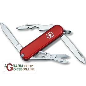 VICTORINOX RAMBLER COLTELLINO PORTACHIAVI MULTIUSO COLORE ROSSO MM. 58 VICTORINOX RAMBLER COLTELLINO PORTACHIAVI MULTIUSO COLORE ROSSO