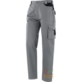 PANTALONE 100% COTONE MULTITASCHE  COLORE GRIGIO  TG  S XXXL PANTALONE 100% COTONE MULTITASCHE COLORE GRIGIO TG S XXXL
