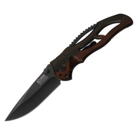 COLTELLO CHIUDIBILE MANICO LEGNO SCHELETRATO KBL 29686 COLTELLO CHIUDIBILE MANICO LEGNO SCHELETRATO KBL 29686