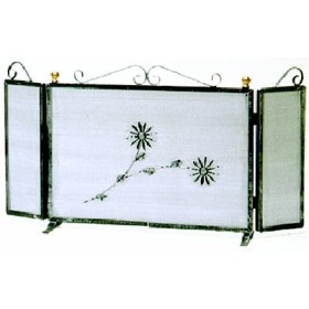 PARASCINTILLE FERRO BATTUTO CON ANTE CM. 80X39H PARASCINTILLE FERRO BATTUTO CON ANTE CM. 80X39H
