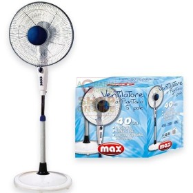 MAX VENTILATORE A PIANTANA 40 C/TIMER MAX VENTILATORE A PIANTANA 40 C/TIMER