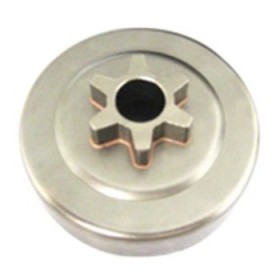 PIGNONE CAMPANA FRIZIONE HITACHI mm. 63 foro 13 mm. 6 denti 3/8LP PIGNONE CAMPANA FRIZIONE HITACHI mm. 63 foro 13 mm. 6 denti