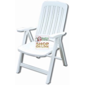 SEDIA IN RESINA CARMEN PIEGHEVOLI SCHIENALE REGOLABILE SEDIA IN RESINA CARMEN PIEGHEVOLI SCHIENALE REGOLABILE