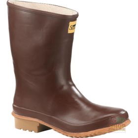 TRONCHETTO IN GOMMA  SUOLA CALANDRATA  COLORE MARRONE  TG  39 47 TRONCHETTO IN GOMMA SUOLA CALANDRATA COLORE MARRONE TG 39 47