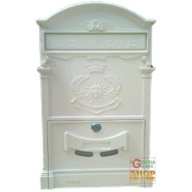 CASSETTA POSTALE ROYAL BIANCA IN ALLUMINO MODELLO RESIDENZIALE CASSETTA POSTALE ROYAL BIANCA IN ALLUMINO MODELLO RESIDENZIALE