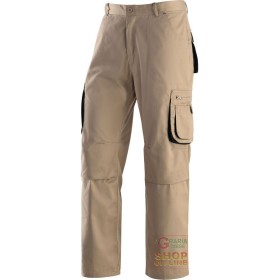 PANTALONE 65% POLIESTERE 35% COTONE MULTITASCHE  COLORE KAKI NERO  TG  SXXXL PANTALONE 65% POLIESTERE 35% COTONE MULTITASCHE COLORE KAKI