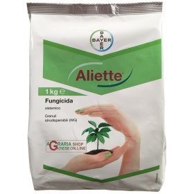 BAYER ALIETTE WG 80 FUNGICIDA A BASE DI FOSETYL ALLUMINIO kg. 1 BAYER ALIETTE WG 80 FUNGICIDA A BASE DI FOSETYL ALLUMINIO kg. 1