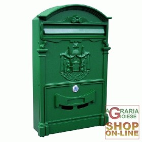 CASSETTA POSTALE ROYAL VERDE CHIARO MODELLO RESIDENZIALE IN ALLUMINIO CASSETTA POSTALE ROYAL VERDE CHIARO MODELLO RESIDENZIALE IN