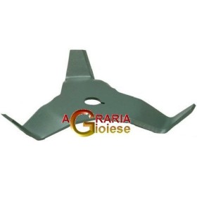 DISCO PER DECESPUGLIATORE 3 DENTI CURVO DISCO PER DECESPUGLIATORE 3 DENTI CURVO