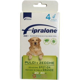 Fipralone antiparassitario pulci e zecche spot-on cane 20 - 40 kg pipette 4 Fipralone antiparassitario pulci e zecche spot-on cane 20 - 40