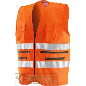 GILET MULTITASCHE ARANCIO 9046 ALTA VISIBILITA TAGLIA DA L - XXL GILET MULTITASCHE ARANCIO 9046 ALTA VISIBILITA TAGLIA DA L - XXL