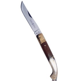 Paolucci Coltello Zuavo manico in vero corno lama inox cm. 15 Paolucci Coltello Zuavo manico in vero corno lama inox cm. 15