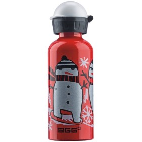SIGG BOTTIGLIA IN ALLUMINIO BORRACCIA ROSSA 8456.70 SNOWBOARD SNOWMAN ML. 400 SIGG BOTTIGLIA IN ALLUMINIO BORRACCIA ROSSA 8456.70 SNOWBOARD