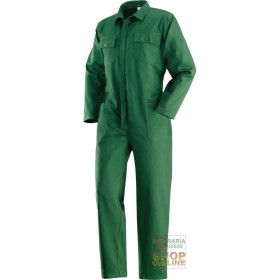 TUTA CON CERNIERA SUPERMASSAUA GR  270  COLORE VERDE  TG  46 64 TUTA CON CERNIERA SUPERMASSAUA GR 270 COLORE VERDE TG 46 64