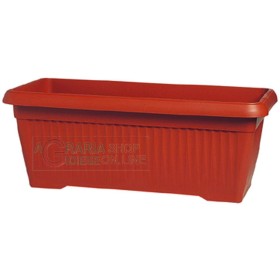 VASO FIORIERA SIMILCOTTO COLORE TERRACOTTA CM. 100 X 43 VASO FIORIERA SIMILCOTTO COLORE TERRACOTTA CM. 100 X 43