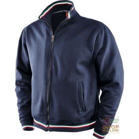 FELPA 65% POLIESTERE 35% COTONE GR  290 MQ  ZIP LUNGA FELPA 65% POLIESTERE 35% COTONE GR 290 MQ ZIP LUNGA