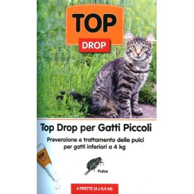 BOLFO TOP DROP PER GATTO 4 PIPPETTE INF. KG. 4 BOLFO TOP DROP PER GATTO 4 PIPPETTE INF. KG. 4