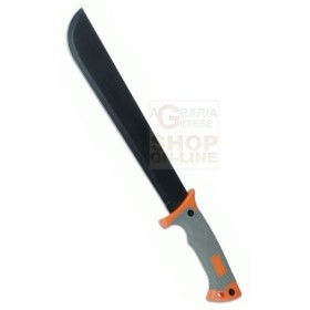 CROSSNAR MACHETE CON MANICO IN ABS BICOLORE LAMA BRUNITA CON FODERO CM. 48 CROSSNAR MACHETE CON MANICO IN ABS BICOLORE LAMA BRUNITA CON