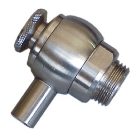 FERRARI RUBINETTO INOX PER CONTENITORE 1/2 A VITE FERRARI RUBINETTO INOX PER CONTENITORE 1/2 A VITE