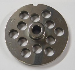 PIASTRA IN ACCIAIO INOX PER TRITACARNE 22 FORO 12 PIASTRA IN ACCIAIO INOX PER TRITACARNE 22 FORO 12