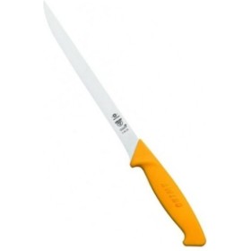 SWIBO COLTELLO DA MACELLO PER FILETTARE GIALLO CM. 20 2.49.20 SWIBO COLTELLO DA MACELLO PER FILETTARE GIALLO CM. 20 2.49.20