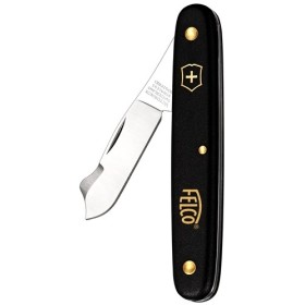 VICTORINOX FELCO COLTELLO PER INNESTO LAMA CURVA NERO VICTORINOX FELCO COLTELLO PER INNESTO LAMA CURVA NERO