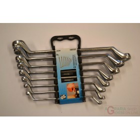 Einhell Set 8 chiavi poligonali doppie curvate CV con supporto Einhell Set 8 chiavi poligonali doppie curvate CV con supporto