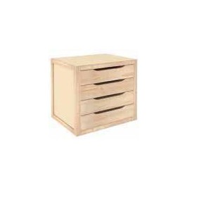 CASSETTIERA IN LEGNO CON 4 CASSETTI CM. 39X30X37,5 H. CASSETTIERA IN LEGNO CON 4 CASSETTI CM. 39X30X37,5 H.
