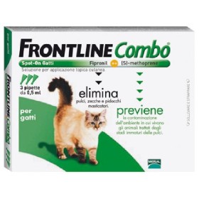 FRONTLINE ANTIPARASSITARIO PULCI COMBO SPOT-ON GATTI CF. 3 FRONTLINE ANTIPARASSITARIO PULCI COMBO SPOT-ON GATTI CF. 3