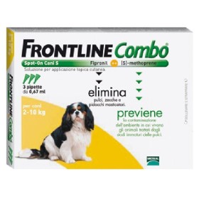 FRONTLINE ANTIPARASSITARIO PULCI ZECCHE COMBO SPOT-ON  2 - 10 KG. FRONTLINE ANTIPARASSITARIO PULCI ZECCHE COMBO SPOT-ON 2 - 10 KG.