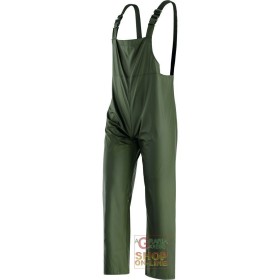PANTALONE CON PETTORINA IN POLIURETANO  COLORE VERDE  TG  M XXL PANTALONE CON PETTORINA IN POLIURETANO COLORE VERDE TG M XXL