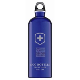 SIGG BOTTIGLIA BORRACCIA IN ALLUMINIO SWISS EMBLEM TOUCH BLEU LT. 1 SIGG BOTTIGLIA BORRACCIA IN ALLUMINIO SWISS EMBLEM TOUCH BLEU