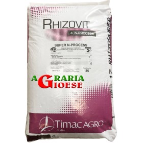 TIMAC RHIZOVIT SUPER N-PROCESS CONCIME ORGANO MINERALE NPK 13.5.5 KG. 25 TIMAC RHIZOVIT SUPER N-PROCESS CONCIME ORGANO MINERALE NPK