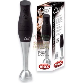 MAX FRULLATORE IMMERSIONE INOX LINEA CHEF MAX FRULLATORE IMMERSIONE INOX LINEA CHEF
