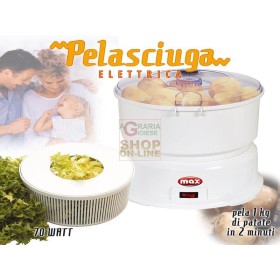 MAX PELAPATATE E ASCIUGA-INSALATA ELETTRICO MAX PELAPATATE E ASCIUGA-INSALATA ELETTRICO