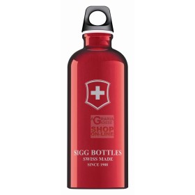 SIGG BOTTIGLIA BORRACCIA IN ALLUMINIO ROSSA SWISS EMBLEM SI SC60.01 LT. 0,6 SIGG BOTTIGLIA BORRACCIA IN ALLUMINIO ROSSA SWISS EMBLEM SI