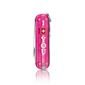 VICTORINOX COLTELLO CLASSIC GIFT TRASLUCENTE PINK 0.6223.T855 VICTORINOX COLTELLO CLASSIC GIFT TRASLUCENTE PINK 0.6223.T855