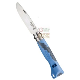OPINEL COLTELLO IN ACCIAIO INOX VRI N. 7 OUTDOOR JUNIOR COLORE BLU CAMPEGGIO CAMPER OPINEL COLTELLO IN ACCIAIO INOX VRI N. 7 OUTDOOR JUNIOR COLORE