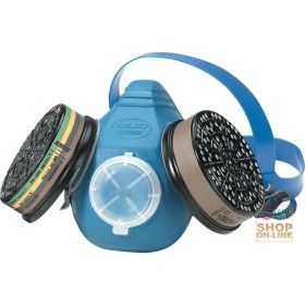 SEMIMASCHERA IN MATERIALE PLASTICO COMPOSITO CON DOPPIO FILTRO  TAGLIA UNIVERSALE SEMIMASCHERA IN MATERIALE PLASTICO COMPOSITO CON DOPPIO FILTRO