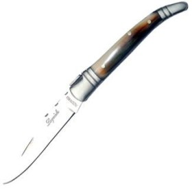 LAGUIOLE MANICO IN CORNO LAMA CM.  7,5 LAGUIOLE MANICO IN CORNO LAMA CM. 7,5