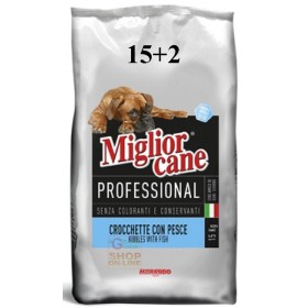 MIGLIORCANE CROCCHETTE PER CANI INTOLLERANTI CON PESCE KG.17 MIGLIORCANE CROCCHETTE PER CANI INTOLLERANTI CON PESCE KG.17
