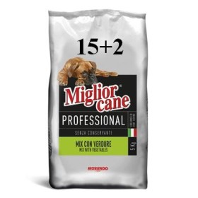 MIGLIORCANE KG. 17 PROFESSIONAL MIX CON VERDURE MIGLIORCANE KG. 17 PROFESSIONAL MIX CON VERDURE