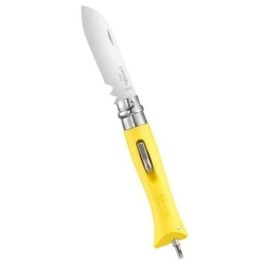 OPINEL COLTELLO VIROBLOC BRICOLAGE N. 9 LAMA INOX MANICO GIALLLO OPINEL COLTELLO VIROBLOC BRICOLAGE N. 9 LAMA INOX MANICO GIALLLO