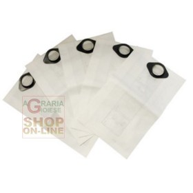 SACCHETTI PER ASPIRAPOLVERI LAVOR VAC 18P - RUDY 1200 LT. 20 PZ. 5 SACCHETTI PER ASPIRAPOLVERI LAVOR VAC 18P - RUDY 1200 LT. 20
