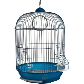 GABBIA PER CANARINI MODELLO BIELLA CM. 35 X 28 X 46H. COLORE BLU GABBIA PER CANARINI MODELLO BIELLA CM. 35 X 28 X 46H. COLORE BLU