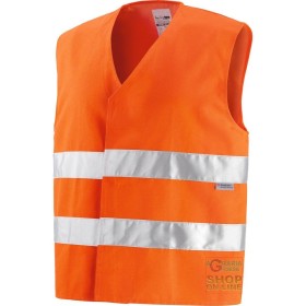 GILET A V  40% POLIESTERE 60% COTONE GR 240 MQ CA  CON BANDE 3M  COLORE ARANCIO  TG  M L XL XXL GILET A V 40% POLIESTERE 60% COTONE GR 240 MQ CA CON BANDE 3M