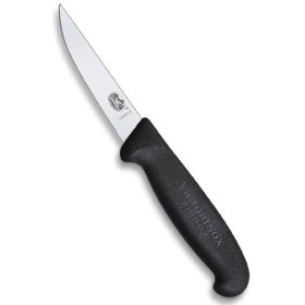 VICTORINOX COLTELLO MACELLO CONIGLIO MANICO NERO 5.5103.10 CM. 10 VICTORINOX COLTELLO MACELLO CONIGLIO MANICO NERO 5.5103.10 CM.
