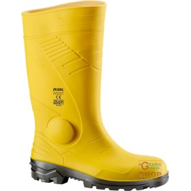 STIVALE IN PVC PUNTALE E LAMINA  MODELLO ECONOMICO COLORE GIALLO TAGLIA DAL 38 AL 48 STIVALE IN PVC PUNTALE E LAMINA MODELLO ECONOMICO COLORE GIALLO