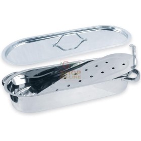 MAX PESCERA CON GRIGLIA C/COPERCHIO 45 INOX MAX PESCERA CON GRIGLIA C/COPERCHIO 45 INOX